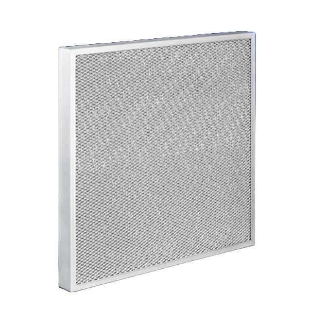 Panel filter with activated carbon