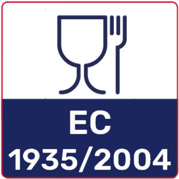Testet i henhold til EC 1935/2004